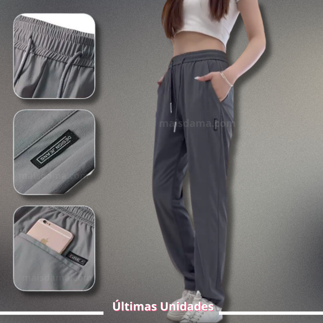 Calça Slim Confort /A Mais Soltinha e Fresca do Mercado - Oferta Válida Apenas Hoje!