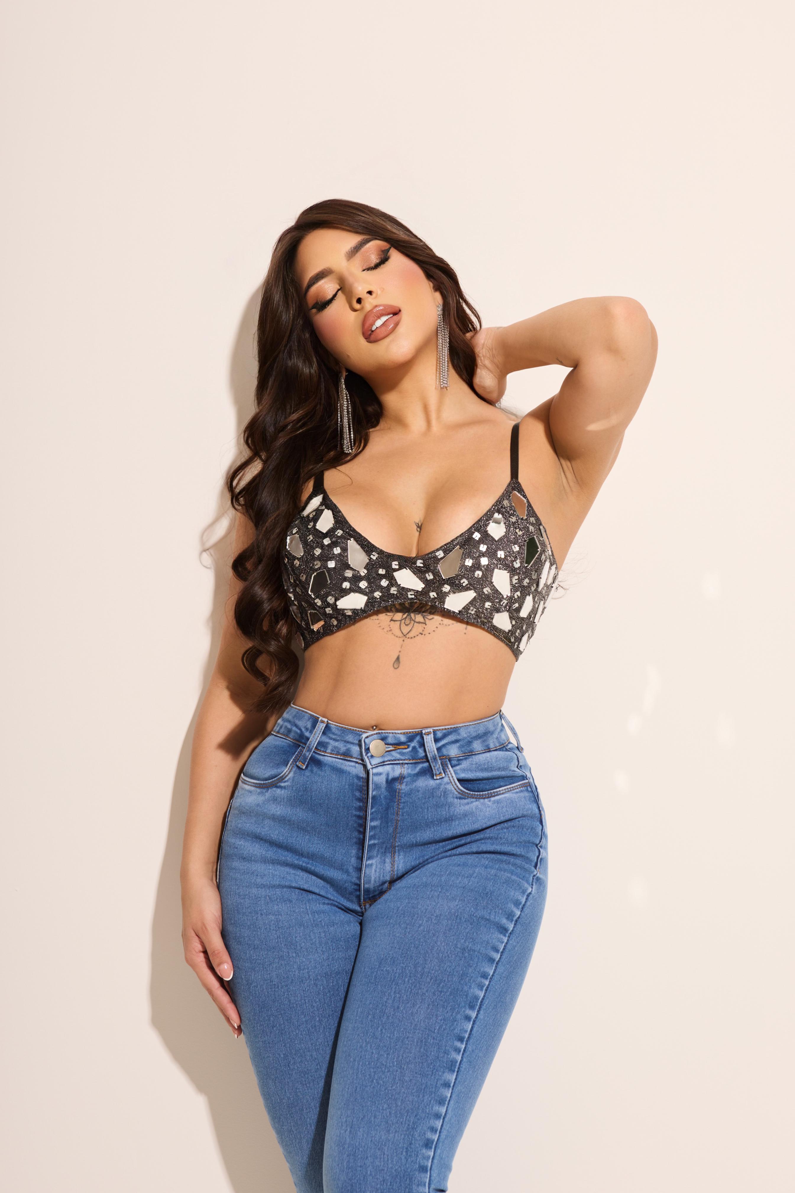 Calça Jeans Feminina Modeladora Skinny Modern Blue