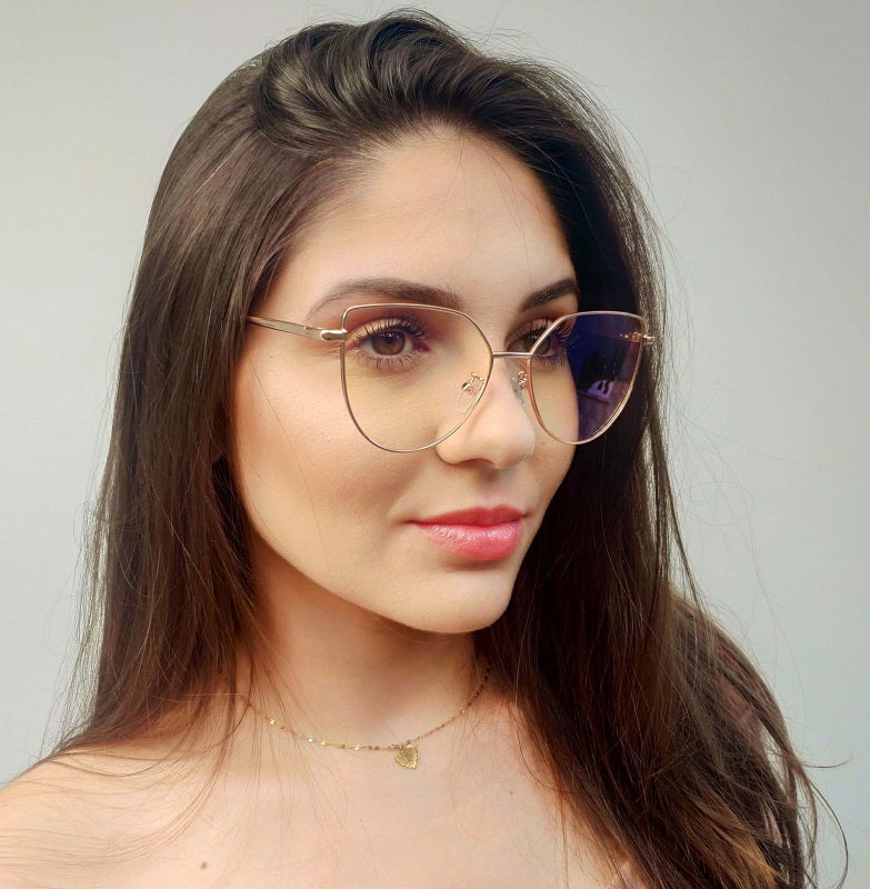 Óculos Gatinho Clip on Lara (2 em 1)