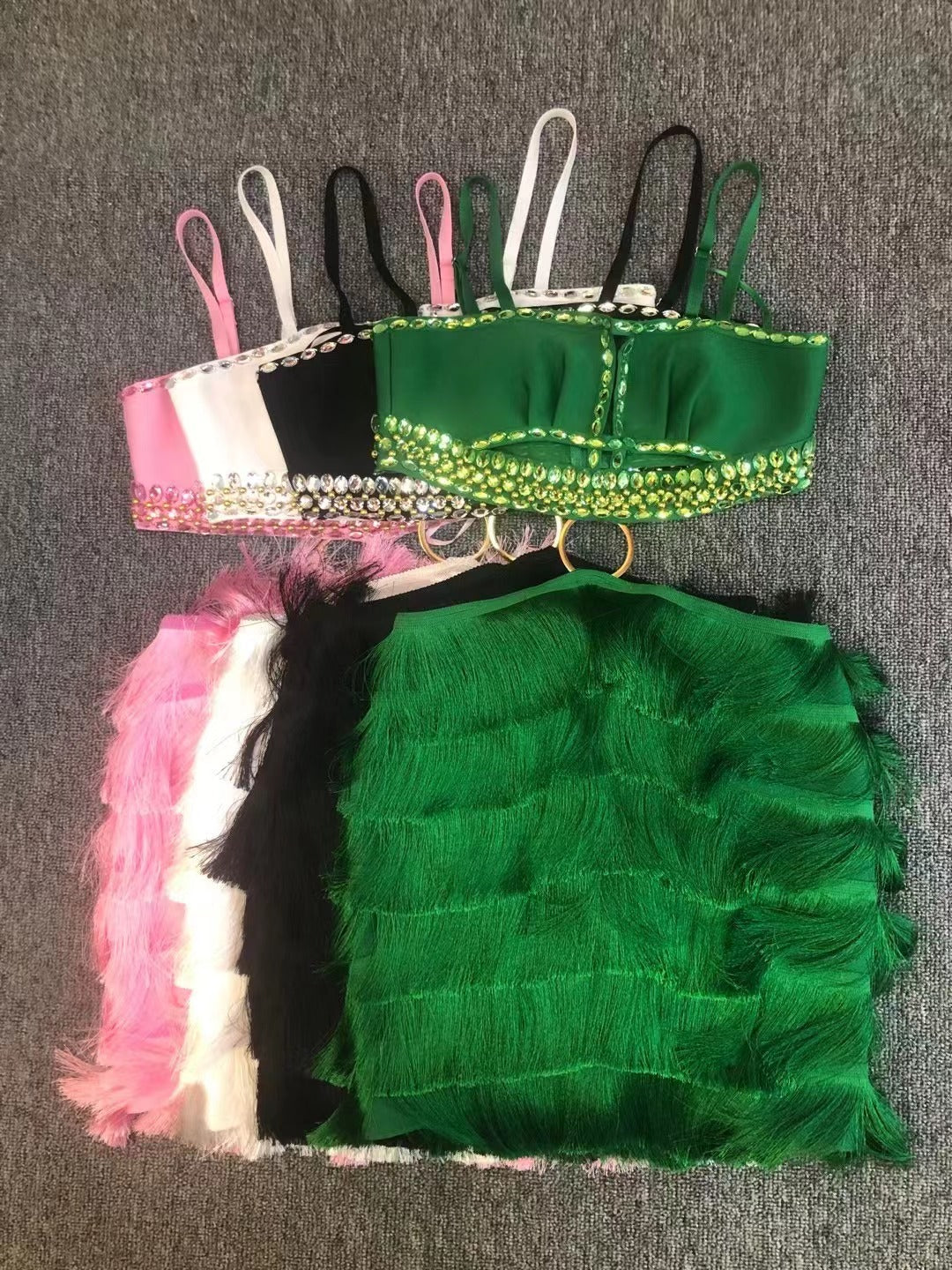 Vestido com Franjas Modern Jade - OASIS