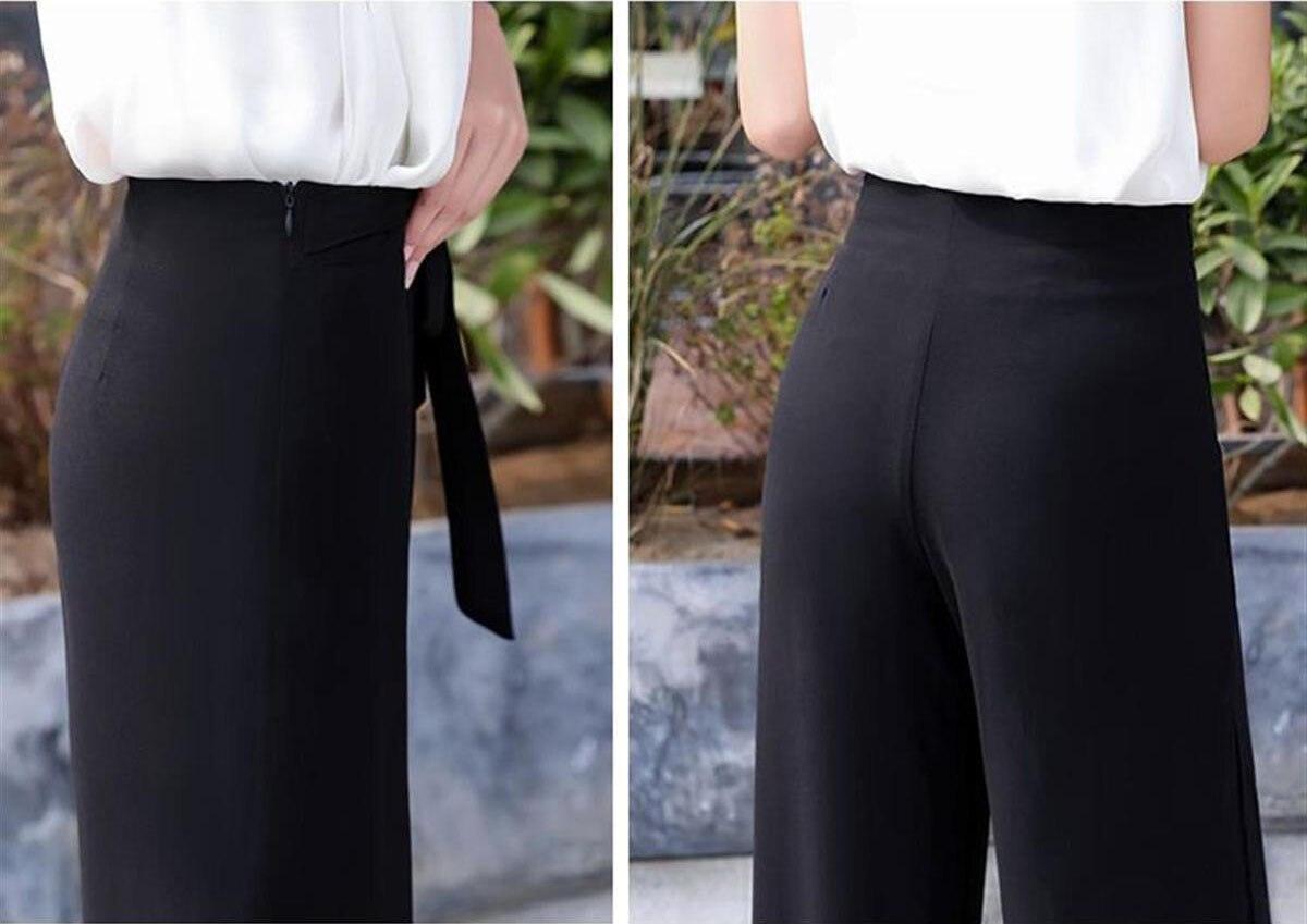 Calça Venezia™ em Chiffon Dupla Camada / A Calça da Mulher que Esbanja Luxo, Leveza & Exclusividade!