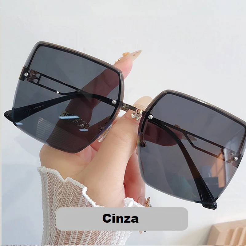 Óculos de Sol Quadrado Clarice