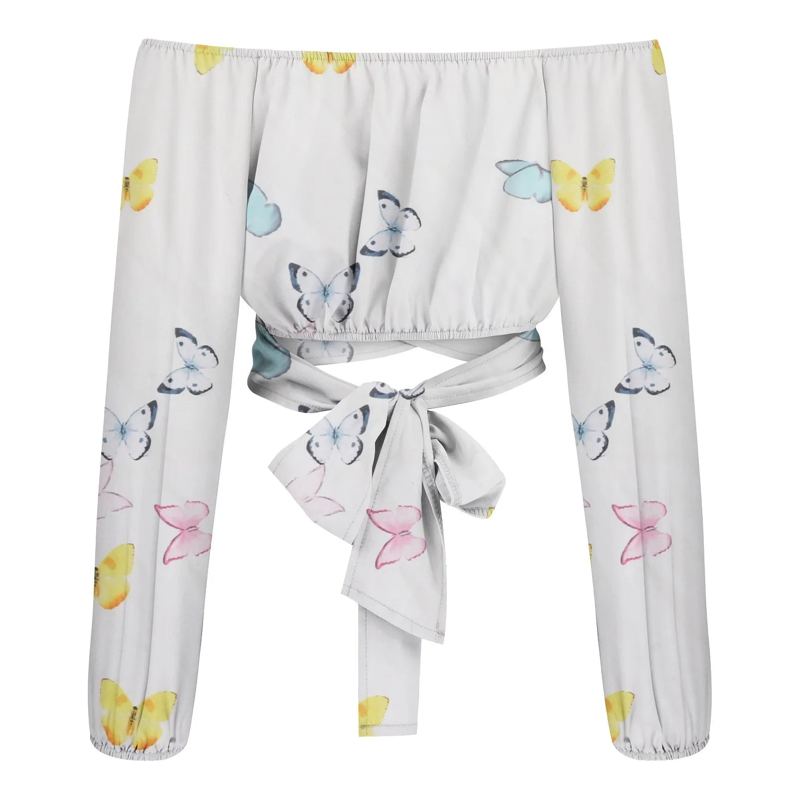 Blusa Flora Estampada com Manga