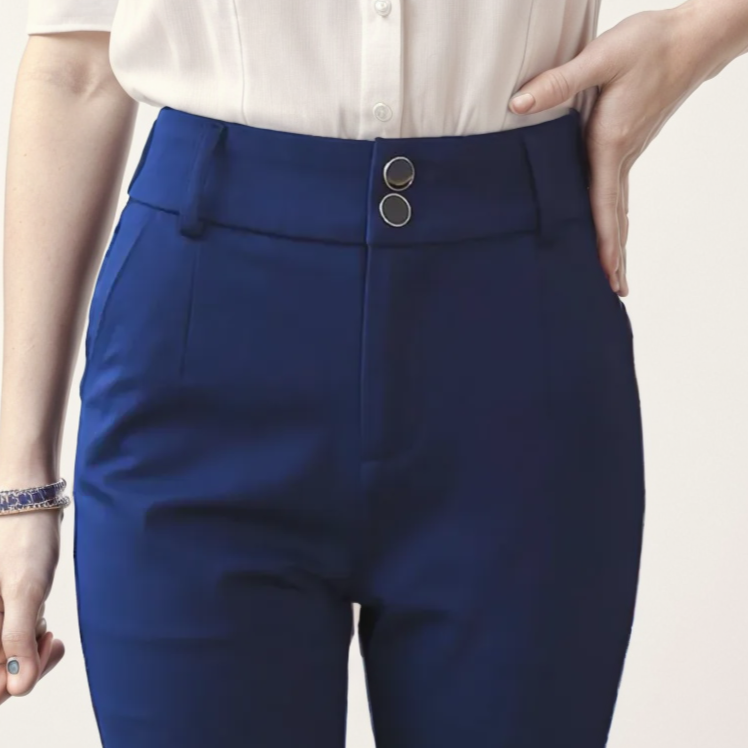 Calças Signature Tailor™ com Estilo Alfaiataria / Elegância Clássica e Cintura Alta