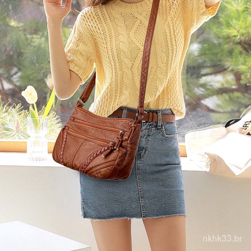 Bolsa Vintage em Couro MeLinda