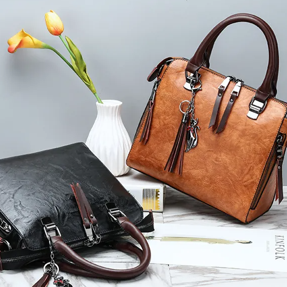 Bolsa Feminina em Couro Genuíno - Luxury Bag