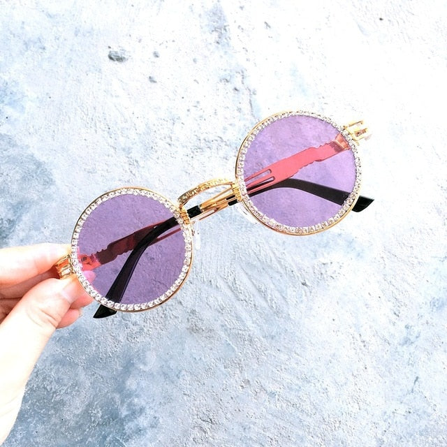 Óculos de Sol com Diamante
