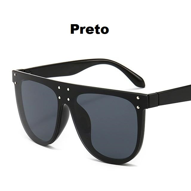 Óculos de Sol Quadrado Espelhado Tina